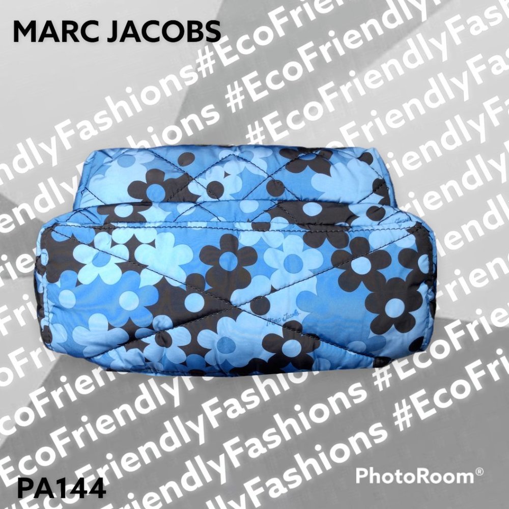 Marc Jacobs New York Women's Multicolor Quilted Floral Nylon Backpack - Picture 7 of 8